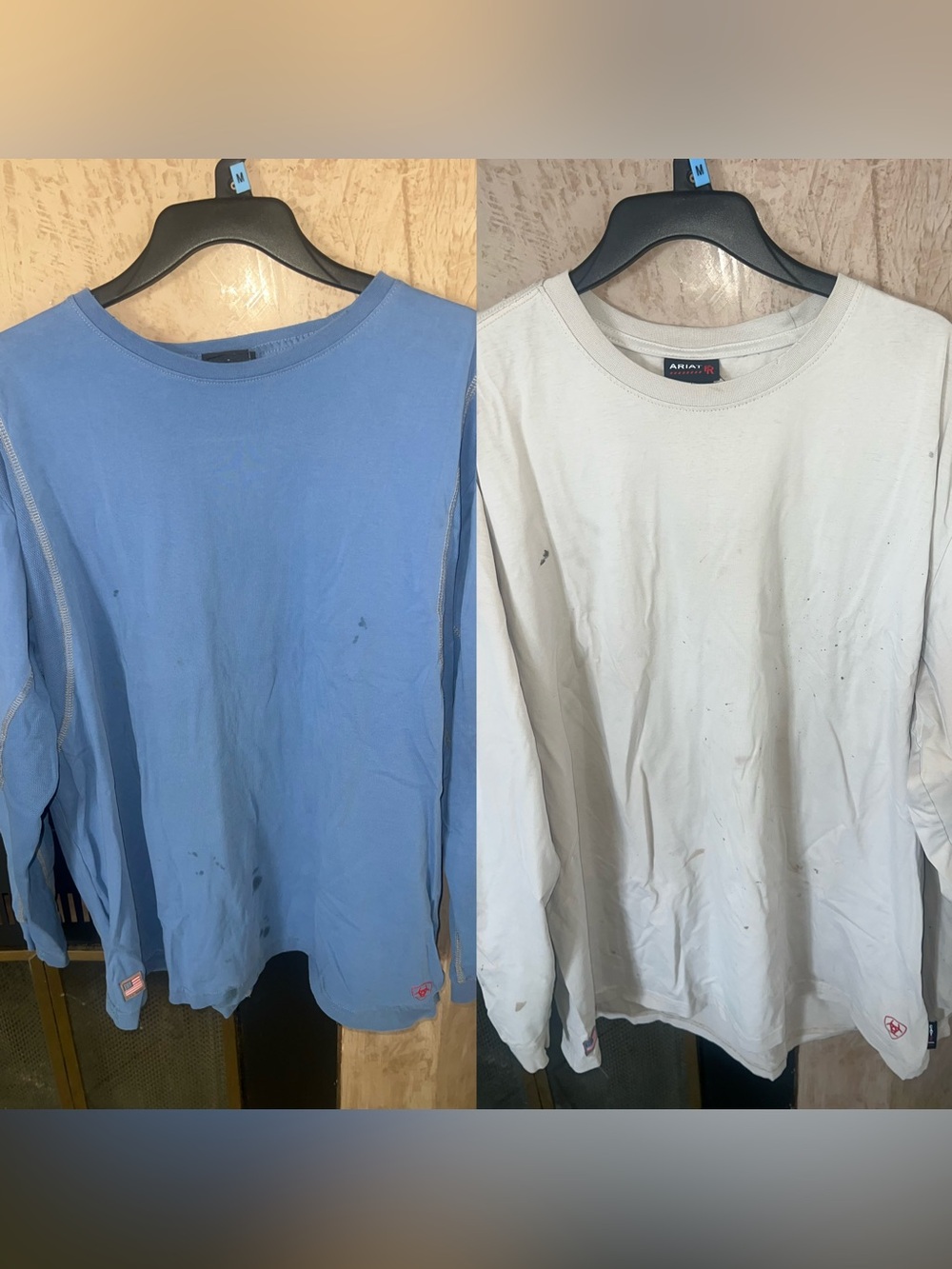 Bundle of 2 Ariat FR Long Sleeve Work Shirts – Men's XL